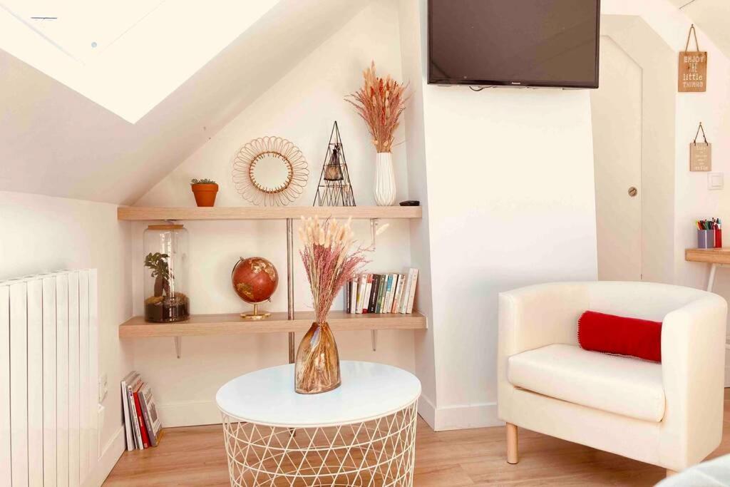 Ferienwohnung Sous Les Nuages Rouen Exterior foto