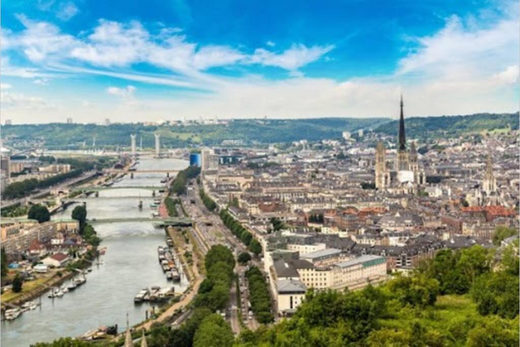 Ferienwohnung Sous Les Nuages Rouen Exterior foto