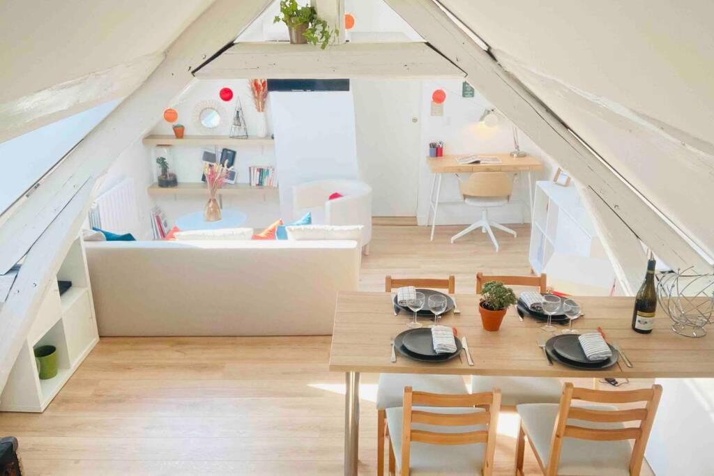 Ferienwohnung Sous Les Nuages Rouen Exterior foto
